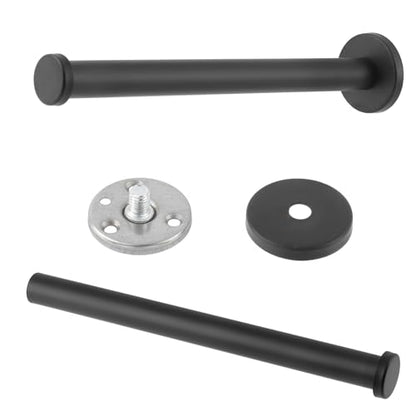 Wall Hooks Heavy Duty Coat Hooks Stainless Steel Clothes Hanger for Hanging Bathroom Towels Handbag Black 8-inch Length with 16mm Shank Dia - Pack of 4 - color: Black, size: 8" Length 16mm Shank