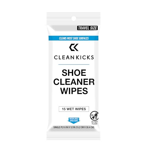 CleanKicks Shoe Cleaner Shoe Wipes - style: 15 Count (Pack of 1)