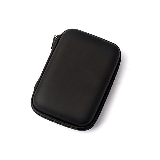 EVA Waterproof Portable Zipper Storage Bag, Multi-Purpose Organizer for Travel & Daily Use (Black) - color: Black