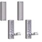 Wall Hooks for Hanging Coat, Heavy Duty Metal Hooks with Folding Storage Foldable Wall Hooks for Entryway Bathroom Kitchen Bags Towels Closet, 4Pcs Silver - color: 4-Silver