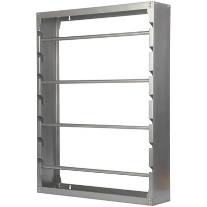 tonchean Wall Mount Wire Spool Rack, Cold-Rolled Steel Cable Dispenser with 4 Adjustable Rods, Heavy Duty Wire Holder Roller for Electrical Work, Industrial & Retail Display Organization
