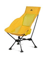 iClimb Ultralight Compact Camping Folding Beach Chair with Anti-Sinking Large Feet (Yellow - Triangular Frame High Back) - color: Yellow (Triangular Frame High Back)