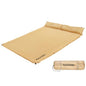 Naturehike Camping Sleeping Pad, Ultralight Camping Mat 2 Person with Pillow, Fast Inflating, Memory Foam Sleeping Pad for Hiking, RV Camping, Yellow - color: Yellow