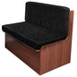 ANARACHON Leather Look RV Camper Dinette Cushion Covers, Washable RV Couch Cushion Covers Dinette Booth Seats Stretchable Camper Seat Covers (03 Black, 1 Set) - color: 03 Black, size: 1 Set