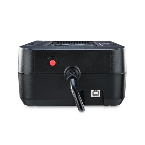 CyberPower EC650LCD Ecologic UPS Battery Backup and Surge Protector, 650VA/390W, 8 Outlets, ECO Mode, Compact, UL Certified - style: 650VA LCD