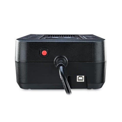 CyberPower EC650LCD Ecologic UPS Battery Backup and Surge Protector, 650VA/390W, 8 Outlets, ECO Mode, Compact, UL Certified - style: 650VA LCD