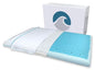 Bluewave Bedding Ultra Slim Max Cool CarbonBlue Gel Memory Foam Pillow for Stomach and Back Sleepers - Thin, Flat Design with Advanced Cooling (2.75-Inch Height, Standard Size) - style: 2.75"H Ultra Slim Max Cool (Standard)