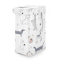 Sweet Jojo Designs Laundry Hamper (Dog) for Boys & Girls, Foldable Dirty Clothes Basket with Handles for Baby Nursery, Kids Bedroom, Teen Bathroom (Grey, Modern Puppy Pet, Watercolor Puppies, Bulldog) - color: Grey Dog