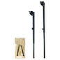 Benbuoo Folding Adjustable Table Legs 27 to 41 inch, Metal Telescopic Storage Desk Legs for Outdoor Camper, RV, Coffee Dinner Table, Tabletops, Kitchen, DIY Bar Desk, Tablesaw, 2pcs Black - size: 26-41'' 2pcs
