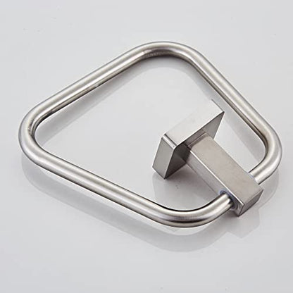 Brushed Nickel Towel Ring for Bathroom, Kitchen Bath Towel Holder Hangers Wall Mount Heavy Duty Stainless Steel - color: Brushed Nickel, size: 1 Pack