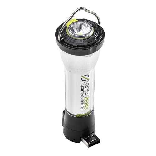 Goal Zero Lighthouse Micro Charge Flashlight, USB Rechargeable Flashlight for Car and Emergency Use - style: Lighthouse Micro Charge