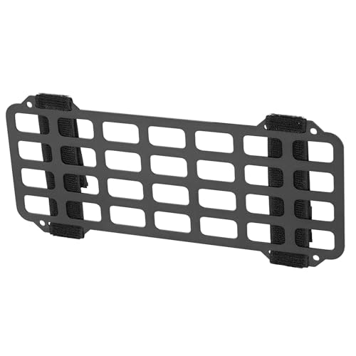 Hooke Road MOLLE Sun Visor Panel - Universal Rigid Tactical Gear Organizer | EDC Pouch & Tool Storage Shelf | Interior Accessory for Most SUVs, Trucks, Vehicles