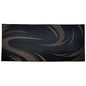 Stylish Camping SD8181 8-Feet x 18-Feet Graphic Swish Outdoor RV Reversible Patio Mat, Black/Brown