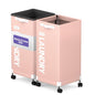 Caroeas Next-Gen 105L Matel Frame Laundry Basket with wheels, Heavy Duty Tall Rolling Laundry Hamper with Removable Wash Bag, Collapsible Freestanding Clothes Hamper For Laundry Room (105L,Pink,2Pack) - color: Pink - 2 Pack