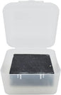 1Pc Clear Square Soap Travel Case,Soap Box Case with Bar,Soap Saver Pad,Portable Soap Rest for Bathroom Shower Home Outdoor Gym Fitness,Holders and Dispensers,Bathroom Soap Dishes