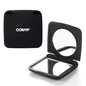 Conair Pocket Mirror for Women or Men, Small Compact Mirror for Purses or Toiletry Bags, Travel Magnifying Makeup Mirror with 1x/5x Magnification in Black