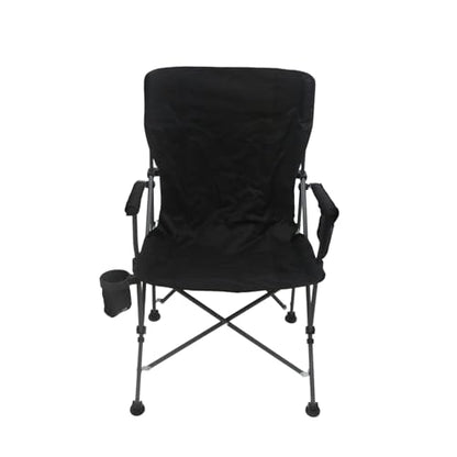 Portable Camping Chairs- Lightweight,Outdoor Chair with Side Pockets & Cup Holder,Heavy Duty Support 500 LBS Oversized Foldable Camping Chair for Adults,Fishing,Hiking,Picnic,Beach Patio,Sport