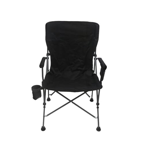 Portable Camping Chairs- Lightweight,Outdoor Chair with Side Pockets & Cup Holder,Heavy Duty Support 500 LBS Oversized Foldable Camping Chair for Adults,Fishing,Hiking,Picnic,Beach Patio,Sport