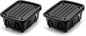 Camco RV Mini Dish Drainer & Tray, Features a Sloped Drain Tray Design, Heavy-Duty Construction, Ideal for Small Spaces, Apartments, Boats, 9.5" L x 11.7" W x 4.75" H, Black (43512) (Pack of 2) - size: (Pack of 2)