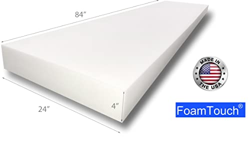 FoamTouch Foam, WHITE 4x24x84 - size: 4" x 24" x 84"