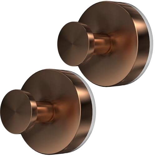 Suction Cup Hooks for Shower, 2 PCS No-Drill Towel Holder for Bathrooms Wall, Glass Door, Mirror, Tiles, Kitchen, Hold Robe & Wreath, Hanging up to 15 lbs – Waterproof & Rustproof, Loofah-Gold Rose - color: Loofah-Gold Rose