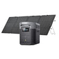 EF ECOFLOW Solar Generator DELTA 2 Max 2048Wh with 220W Solar Panel, LiFePO4 Battery Portable Power Station, Up to 3400W AC Output, AC + Solar Fast Dual Charging 0-100% in 1 Hr For Outdoor Camping RV - style: DELTA 2 Max+220W Solar Panel