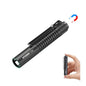 VTIGER T1A Mini Pocket EDC Flashlight with Clip,1300 Lumen Compact AA Rechargeable LED Little Flashlights, Super Bright Tail Switch Small Flash Light with Magnet for Camping,Hiking,Outdoor,Emergency - color: Black