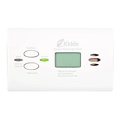 Kidde Carbon Monoxide Detector, AA Battery Powered CO Alarm with LEDs, Test-Reset Button, Low Battery Indicator, Portable - style: 3rd Edition