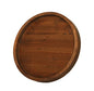 13.38 Inch Round Wood Lazy Susan Turntable Tray, Classic Style, Durable and Organizer for Cabinet Pantry Coffee Table Tray Brown