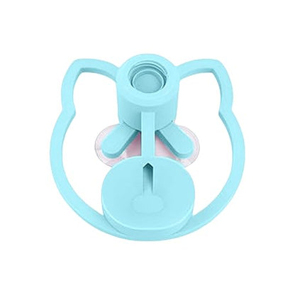 Cat Water Fountain Stand, Automatic Anti-Tipping Pet Supplies, Kitten Water Bottle Basin Stand, Pet Wa-TER Dispenser Station Stands for Puppy Kitten Breed Balcony - color: Blue