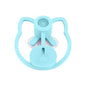 Cat Water Fountain Stand, Automatic Anti-Tipping Pet Supplies, Kitten Water Bottle Basin Stand, Pet Wa-TER Dispenser Station Stands for Puppy Kitten Breed Balcony - color: Blue