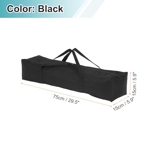 HARFINGTON 2pcs Camping Chair Replacement Bag 29.5" x 5.9" Folding Chair Carry Bag Oxford Cloth Storage Tent Bag with Handle Strap for Travel Outdoor Camping Sports, Black - size: 29.5" x 5.9"