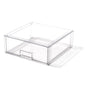 BINO | Stackable Storage Drawers, X-Large - Clear | THE CRATE COLLECTION | Storage Bins With Drawers | Bathroom Organizers | Under Sink Organizer | Vanity Cabinet Home Organization - size: X-Large