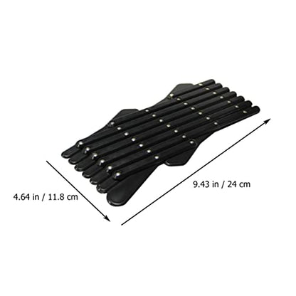 Toddmomy Adjustable Car Window Pet Barrier: PP Automotive Fence for Dogs & Cats (24x12cm, Black)‌ (Pack of 2) - size: 11.8X24CM (Pack of 2)