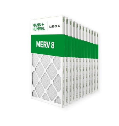 Mann+Hummel 14x20x1 MERV 8 Pleated HVAC AC Furnace Air Filters. Case of 12. (Exact Size: 13.5 x 19.5 x 0.75 Inches) - style: 14 x 20 x 1