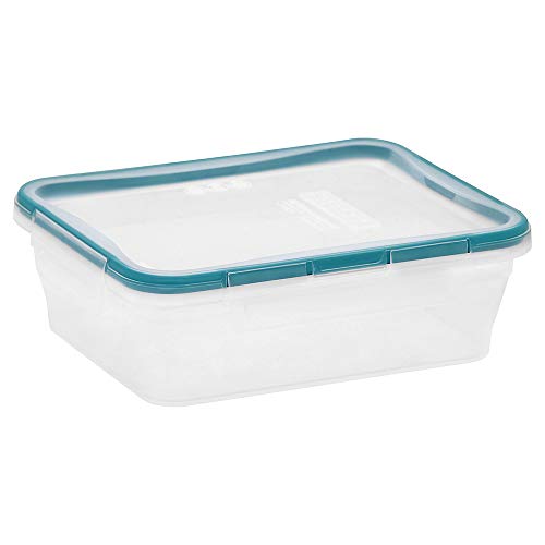 Snapware Plastic Total Solution 3-Pack (8.5-Cup) Food Storage Containers Set, Leakproof & Airtight Plastic Locking Lids Rectangular Containers, BPA-Free Lids, Microwave Dishwasher Freezer Safe - size: 3 Pack, style: 8.5 Cup