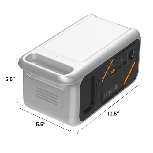 Litheli 218 Series Portable Power Station 142Wh Camping Lithium Battery Solar Generator, 200W AC/ 100W USB-C Outlets, Power Bank(Solar Panel Optional) for Home Outdoor Emergency RV Van Hunting - size: LiTHELi B218/Only Tool