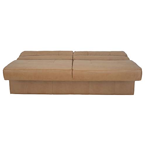 RecPro Charles RV Jackknife Sofa | Love Seat | Sleeper Sofa | Length Options 62", 68", 72" (68 Inch, Toffee) - color: Toffee, size: 68 Inch