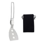 Camping Cooking Utensil Set Foldable 304 Stainless Steel Spatula Turner Soup Spoon Kit Portable Kitchen Utensils Folding Cookware Kit for Outdoor Travel Hiking Picnic (Silver G, Frying Spatula) - color: Silver G, Frying Spatula