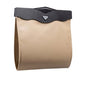 item_name :AOWIS Car Leather Trash Bag Smart LED Waterproof Organizer Storage Garbage Can (KHAKI) - color: Khaki