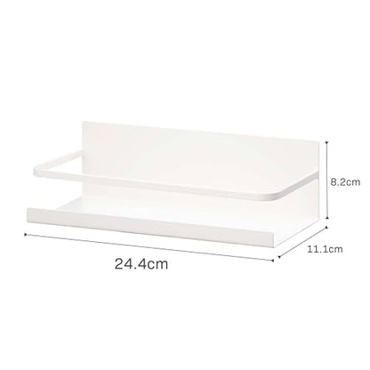 YAMAZAKI Home Magnetic Spice Storage Rack Organizer For Fridge - Steel