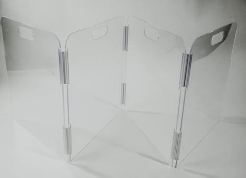 Pet Barrier (4-Panel) | Free-Standing Pet Gate | Foldable | Protect Your Indoor Living Spaces, Decorations, and Important Items from Pets | Made in The USA - size: 4-Panel