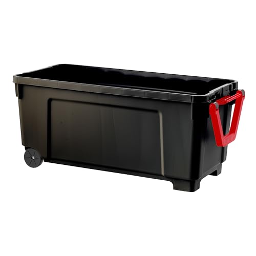 IRIS USA 2 Pack TrailBox, 43 Gallon Lockable Storage Trunk Box, Truck Bed Bin Heavy-Duty Containers Camping Gear, Adventure Chest - Black/Gray - color: Dark Gray, size: 43 Gal - 2 Pack
