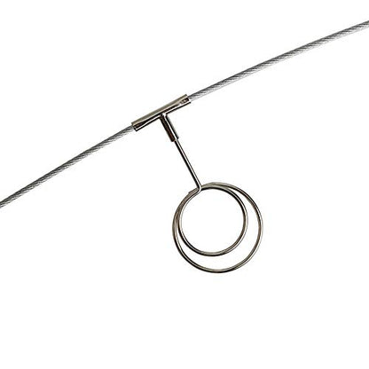 TFu Wall Hanging Photo Display, DIY Picture Photo Frame String with 12 Clips for Hanging Photos Notes and Artworks (Round Shape Clip) - size: Round shape clip