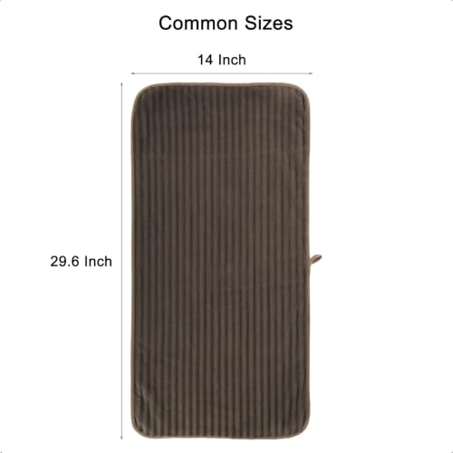 3-Piece Hand Bath Towels 14 X 29.6 Inchs, Quick-Dry Microfiber Washcloths with Hanging Loop, Soft & Absorbent Face Towels for Bathroom Kitchen Gym Travel - color: 3coffee