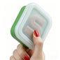 AIMAIAIMAI Shampoo Bar Travel Case Compatible with Kitsch, Leakproof Silicone Small Travel Soap Case with Draining Pad, Portable Soap Container for Gym & Camping, 1 Pack (Mint Green) - color: Mint Green