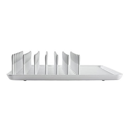OXO Good Grips Compact Dish Rack, Biscuit, 13-3/4" x 10-3/8" x 3-1/2" h for Storage - size: 13-3/4" x 10-3/8" x 3-1/2" h