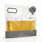 Restaurantware Cater Tek 1/2 Gallon Water Containers 10 Drink Bags - Collapsible Includes Tamper-Evident Caps Clear Plastic Beverage Bags For Catered Events Camping or Hiking Durable Handle - size: 10 Count, style: 1/2 Gallon