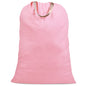 Cotton Canvas Laundry Bag with Handles & Drawstring Straps, Heavy Duty Extra Large Laundry Bags for Laundromat and Household, 25.5x34 Inch, Pink - color: Pink