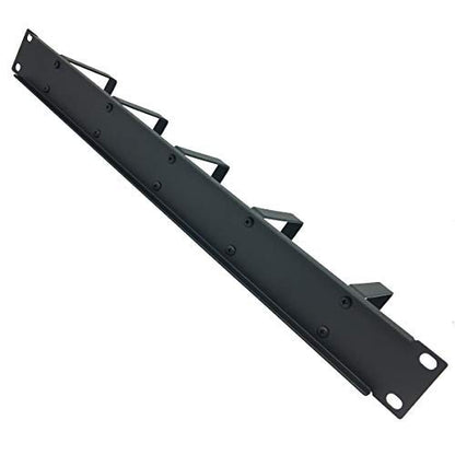(5 Pack) 1U 5 D-Ring Cable Manager - 19 Inch Horizontal Rack Mount Metal Server Rack Wire Management